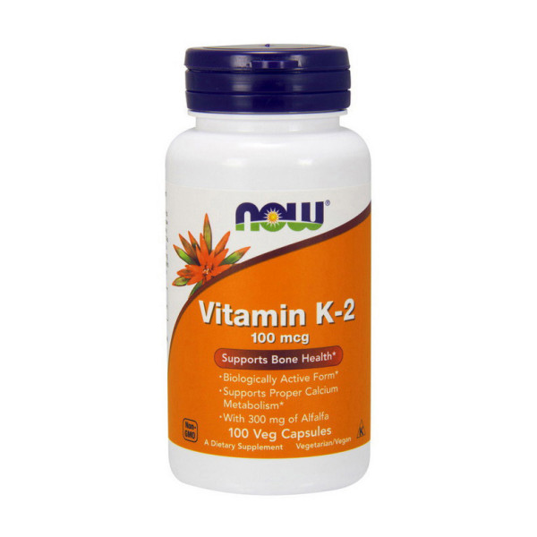 Вітаміни NOW Foods Vitamin K-2 (100 veg капсули)
