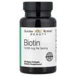 Біотин California Gold Nutrition (Biotin) 10000 мкг 90 м'яких капсул