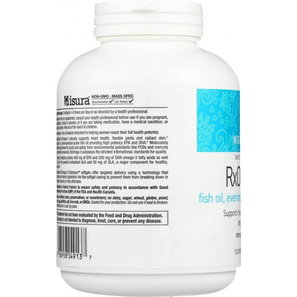 Жирные кислоты Natural Factors WomenSense RxOmega-3 120 капсул Жирные кислоты Natural Factors WomenSense RxOmega-3 120 капсул
