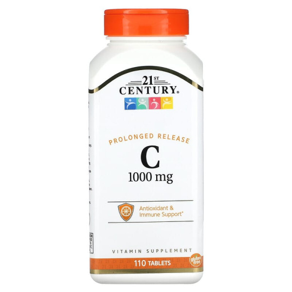 Вітаміни 21st Century Vitamin C 1000 мг Prolonged Release 110 таблеток