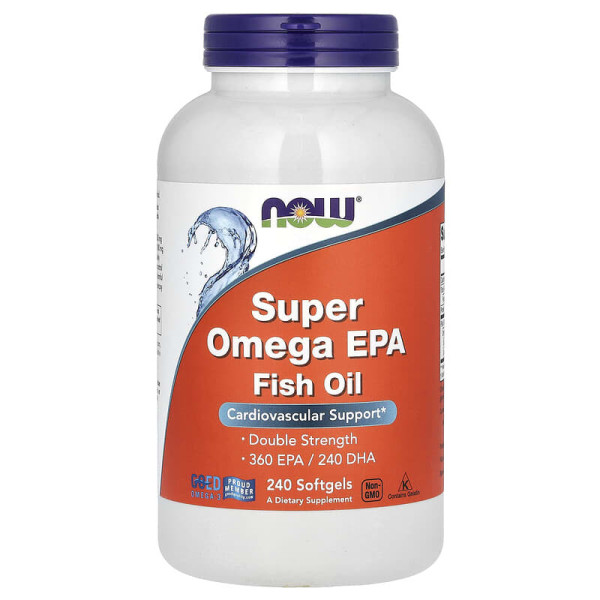 Жирні кислоти Супер Омега Now Foods Super Omega EPA 240 капсул