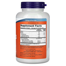 Риб'ячий жир Now Omega-3 1000 mg Molecularly Distilled Softgels 200 капс
