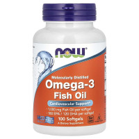 Риб'ячий жир Now Omega-3 1000 mg Molecularly Distilled Softgels 100 капс