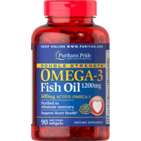 Omega-3 Fish Oil 1200 mg (90 капсул)