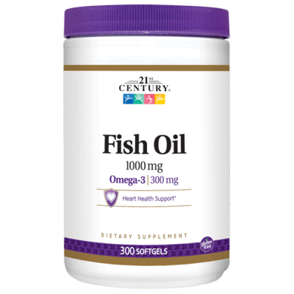 Fish Oil, 1000 мг, 300 капсул