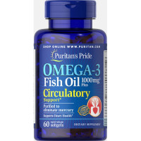 Omega-3 Fish Oil Plus Circulatory Support (60 капсул)