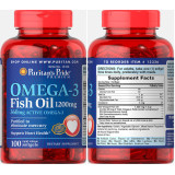 Omega-3 Fish Oil 1200 mg (100 капсул)
