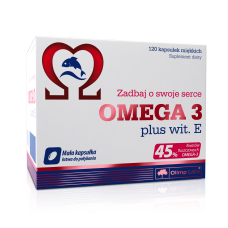 Omega 3 45% + Vitamin E (120 капсул)