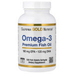 Риб'ячий жир California Gold Nutrition Omega-3 Premium Fish Oil - 100 капсул
