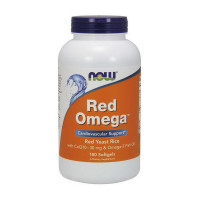 Червоний рис Now Foods омега Q10 Red Omega, 180 гелевих капсул
