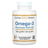 Комплект Риб'ячий жир 1+1 California Gold Nutrition Omega-3 Premium Fish Oil - 100 капсул