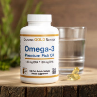 Комплект Риб'ячий жир 1+1 California Gold Nutrition Omega-3 Premium Fish Oil - 100 капсул