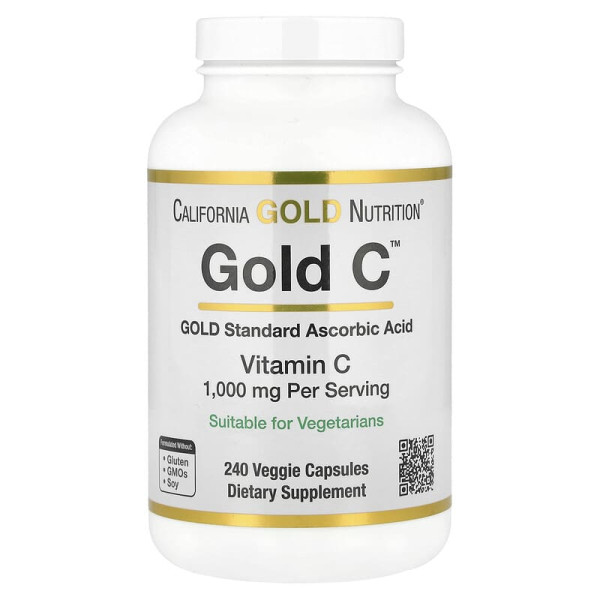 Вітамін C California Nutrition Gold C Vitamin C 1000 mg - 240 капсул