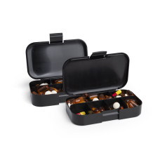 Таблетниця SMARTSHAKE PILLBOX ORGANISER 2-PACK BLACK