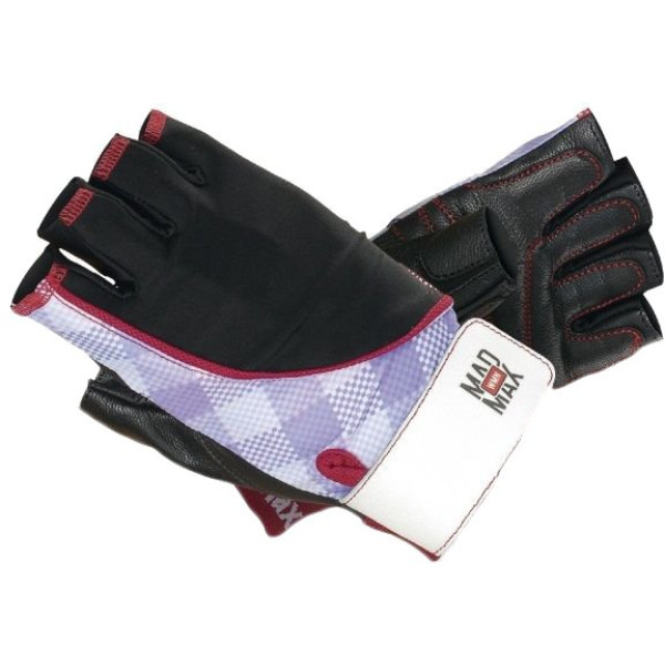 Перчатки для фитнеса женские MadMax Nine-eleven MFG-911 black/pepito