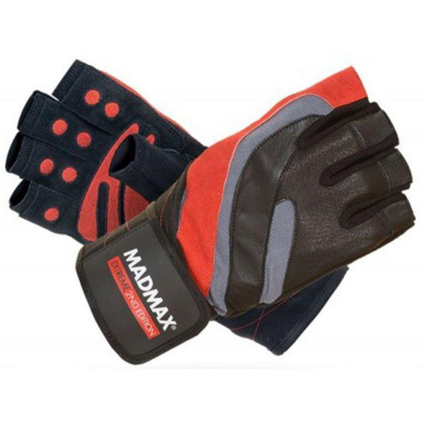 Перчатки мужские MadMax Extreme 2ND MFG-568 black/red