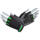 Рукавички для фітнесу жіночі MadMax Rainbow MFG-251 black/neon green