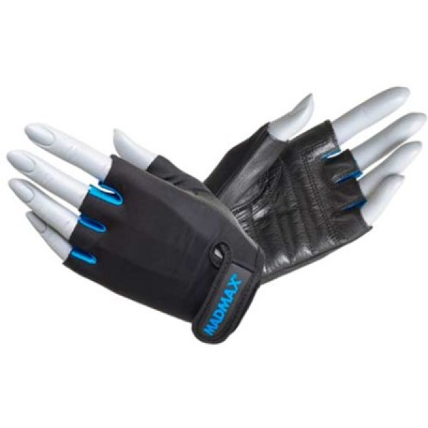 Перчатки для фитнеса женские MadMax Rainbow MFG-251 black/turquoise