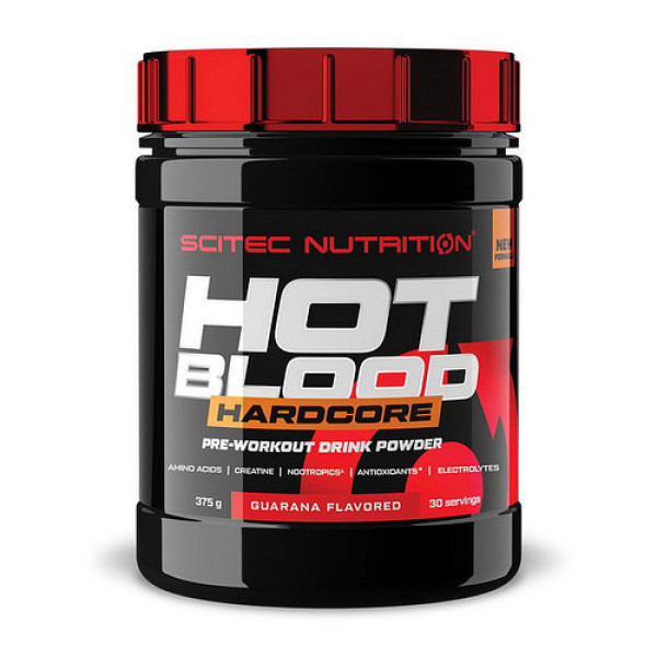 Предтренировочный комплекс Hot Blood Hardcore Scitec Nutrition, 375 грамм