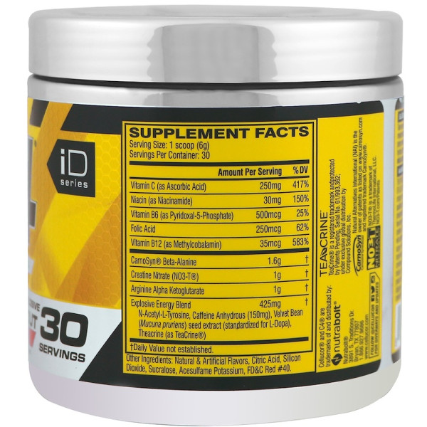 Предтренировочный комплекс Cellucor - C4 Original 30 порций (190 грамм) Предтренировочный комплекс Cellucor - C4 Original 30 порций (190 грамм)