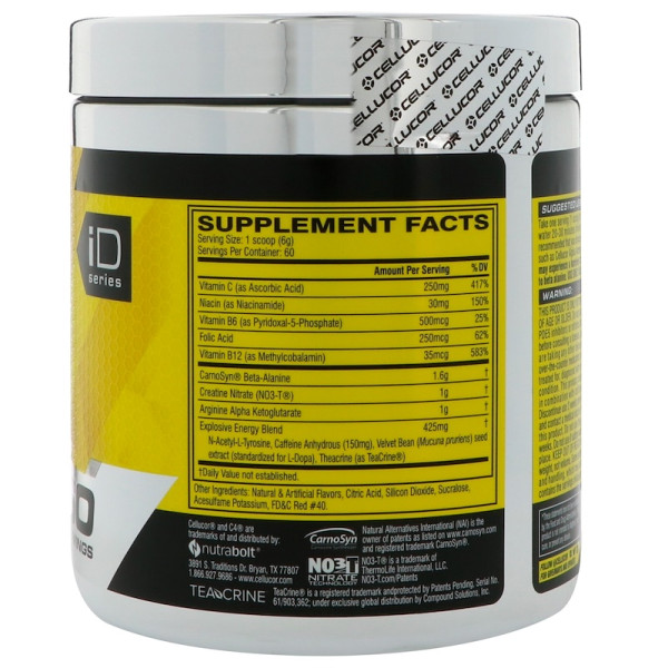 Предтренировочный комплекс Cellucor C4 Original 60 порций (390 грамм) Предтренировочный комплекс Cellucor C4 Original 60 порций (390 грамм)