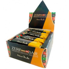 Блок батончиків Power Pro 44% Zero Bar крем брюле (60 грам) – 20 шт