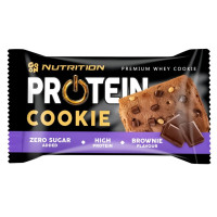 Блок протеїнового печива Go On Nutrition Cookie brownie (шоколадний брауні) - 50 г - 18 шт (Без цукру)