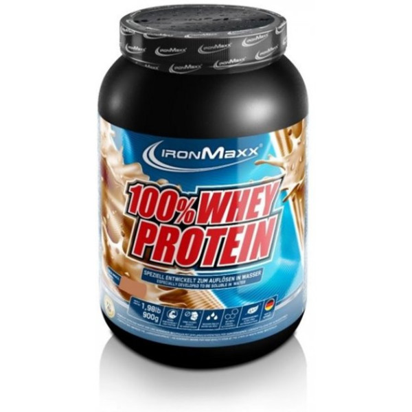 Концентрат сироваткового протеїну IronMaxx 100% Whey Protein 900 г