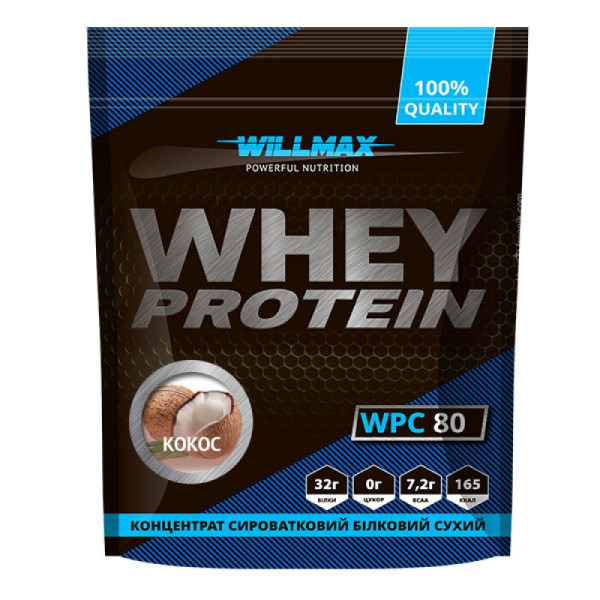 Сироватковий протеїн Willmax WHEY PROTEIN 80% 920 грам