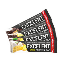 Блок протеїнових батончиків NUTREND EXCELENT PROTEIN BAR 25% - 18 шт 85 грам Мікс із різних смаків