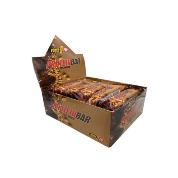 Блок батончиков Power Pro Protein Bar с арахисом и карамелью 60г - 20 шт Блок батончиков Power Pro Protein Bar с арахисом и карамелью 60г - 20 шт