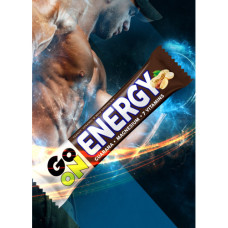Енергетичний Батончик Go On Energy Bar, 45 грам - снікерс + Вітаміни + кофеїн