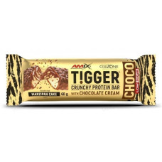 Блок Батончиков Amix Nutrition Tigger Zero Multi Layer Protein Bar, Марципановый торт 60 грамм - 20 шт