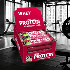 Блок Батончиков Go On PROTEIN WPC 20% Клюква+Ягоды годжи+7 витамин 50 г - 24 шт