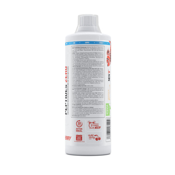 Жидкий коллаген MST Fish Collagen Peptides Zero, 500 мл поддержка кожи и волос - Дикая вишня