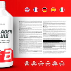 Комплекс для суглобів та зв'язок BiotechUSA Collagen Liquid 1000 ml /40 servings/