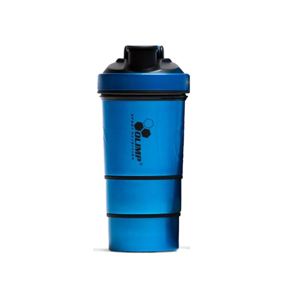 Шейкер Olimp Metal синий (600 ml)