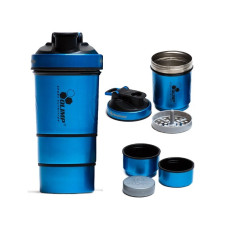 Шейкер Olimp Metal синій (600 ml)
