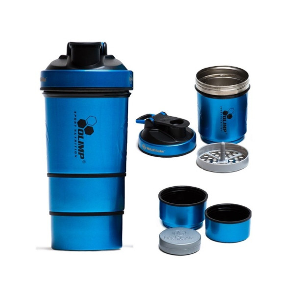 Шейкер Olimp Metal синий (600 ml) Шейкер Olimp Metal синий (600 ml)