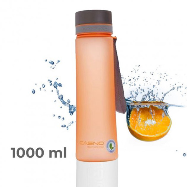 Пляшка для води CASNO 1000 мл (KXN-1111 Orange)