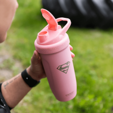 Шейкер із нержавіючої сталі SmartShake Reforce Stainless Steel, DC Supergirl