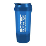 Шейкер 2 в 1 Scitec Nutrition Shaker 500 Travel синій (500 мл) Шейкер 2 в 1 Scitec Nutrition Shaker 500 Travel синій (500 мл)
