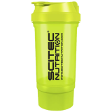 Шейкер 2 в 1 Scitec Nutrition Shaker 500 Travel салатовий (500 мл)