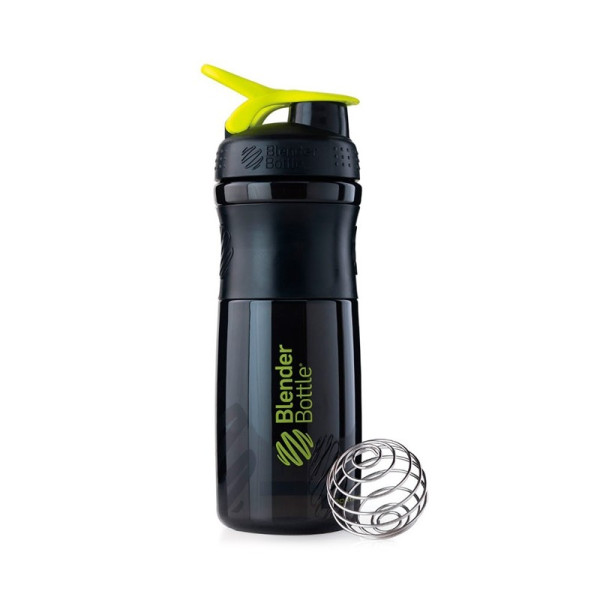 Шейкер Blender Bottle SportMixer чорно-зелений (828 мл)