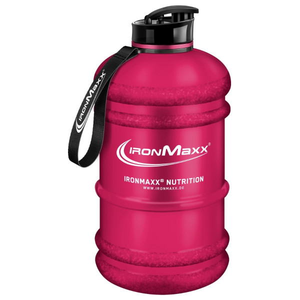 IronMaxx, Шейкер IM Water Gallon, червоний - матовий, 2200 мл