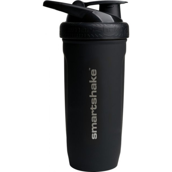 Шейкер спортивний SmartShake Reforce Stainless Steel 30oz/900 мл Black