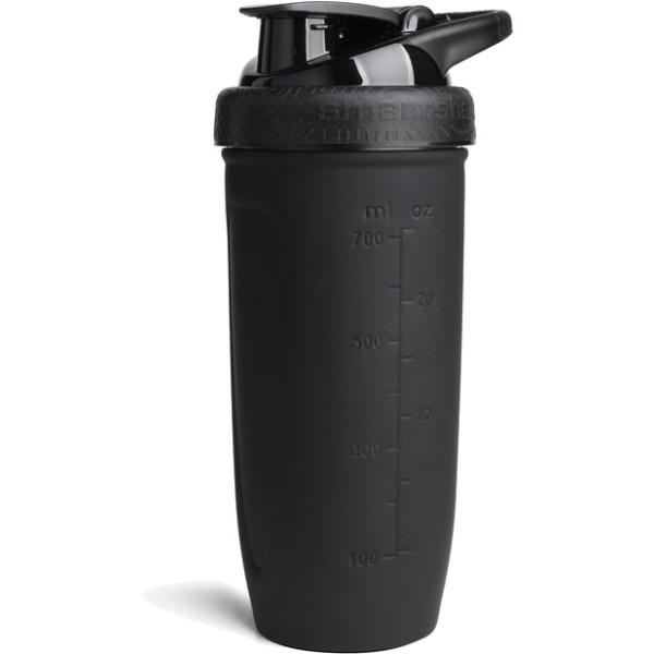 Шейкер спортивний SmartShake Reforce Stainless Steel 30oz/900 мл Black