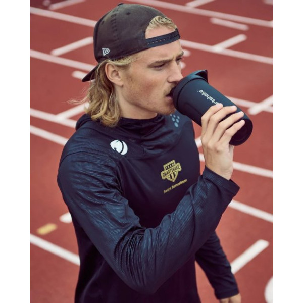 Шейкер спортивний SmartShake Reforce Stainless Steel 30oz/900 мл Black