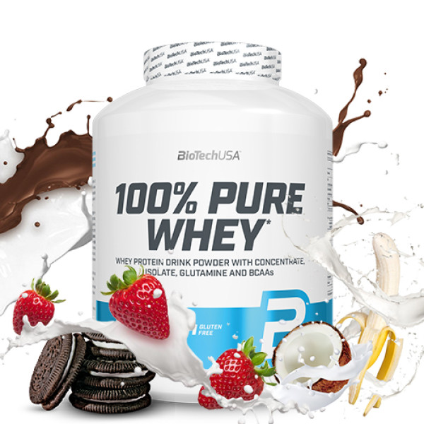 Сироватковий протеїн BioTech USA 100% Pure Whey 2,27 кг 