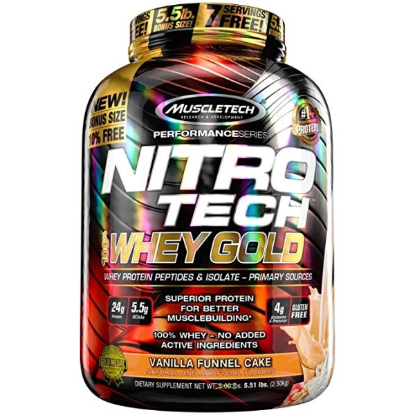 MuscleTech Nitro-Tech Whey Gold 2510 г